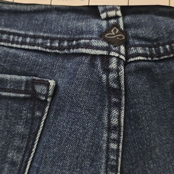 PRANA Women’s Organic Cotton Dark Wash Skinny Jeans size 4 /27 - Picture 4 of 8